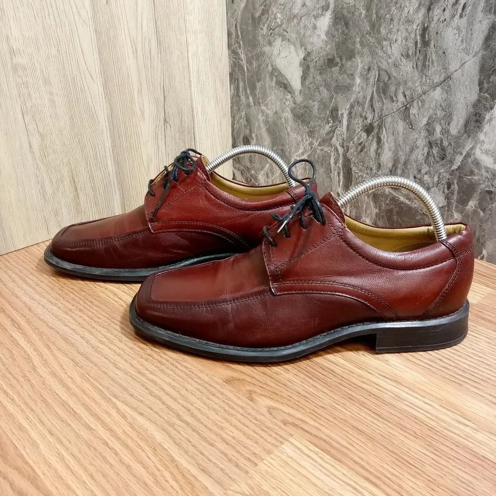 Duchini Mens Derby Shoes EU 41 U.S. Sz 8‎ Mens Brown Lace Up Leather